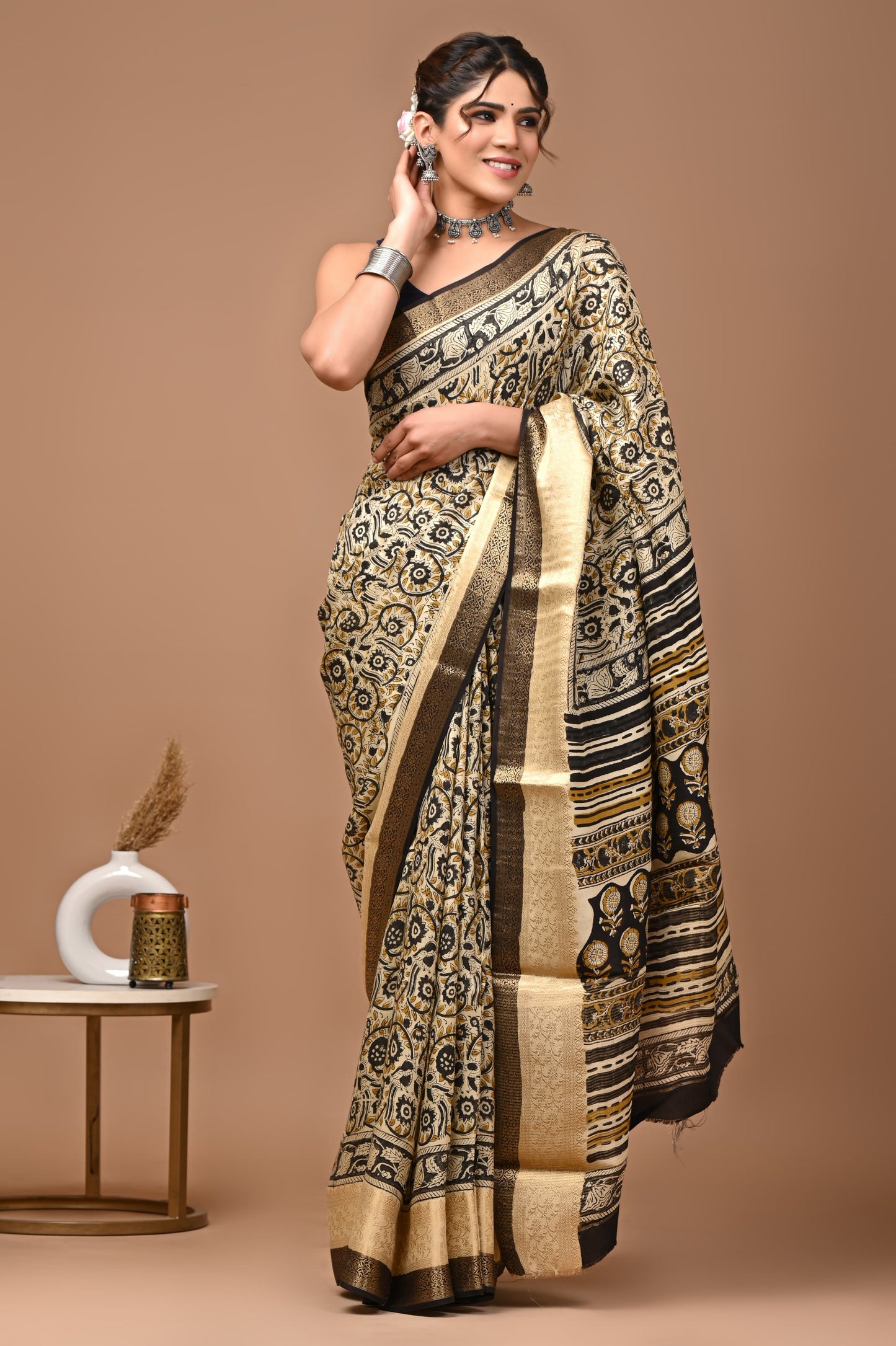 VIBRANT FUSION SAREE