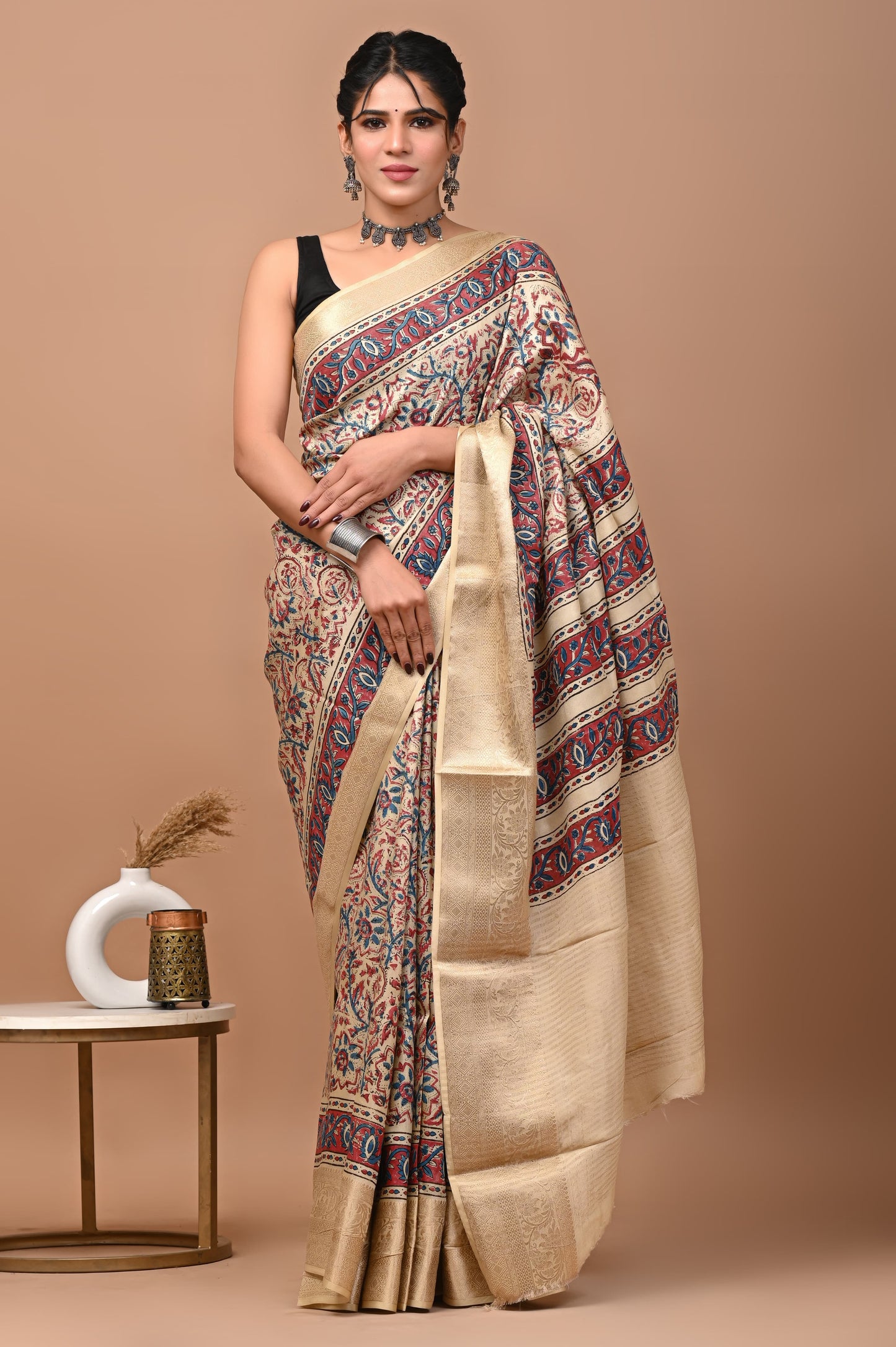 CREEM CHIARA DELIGHTS SAREE