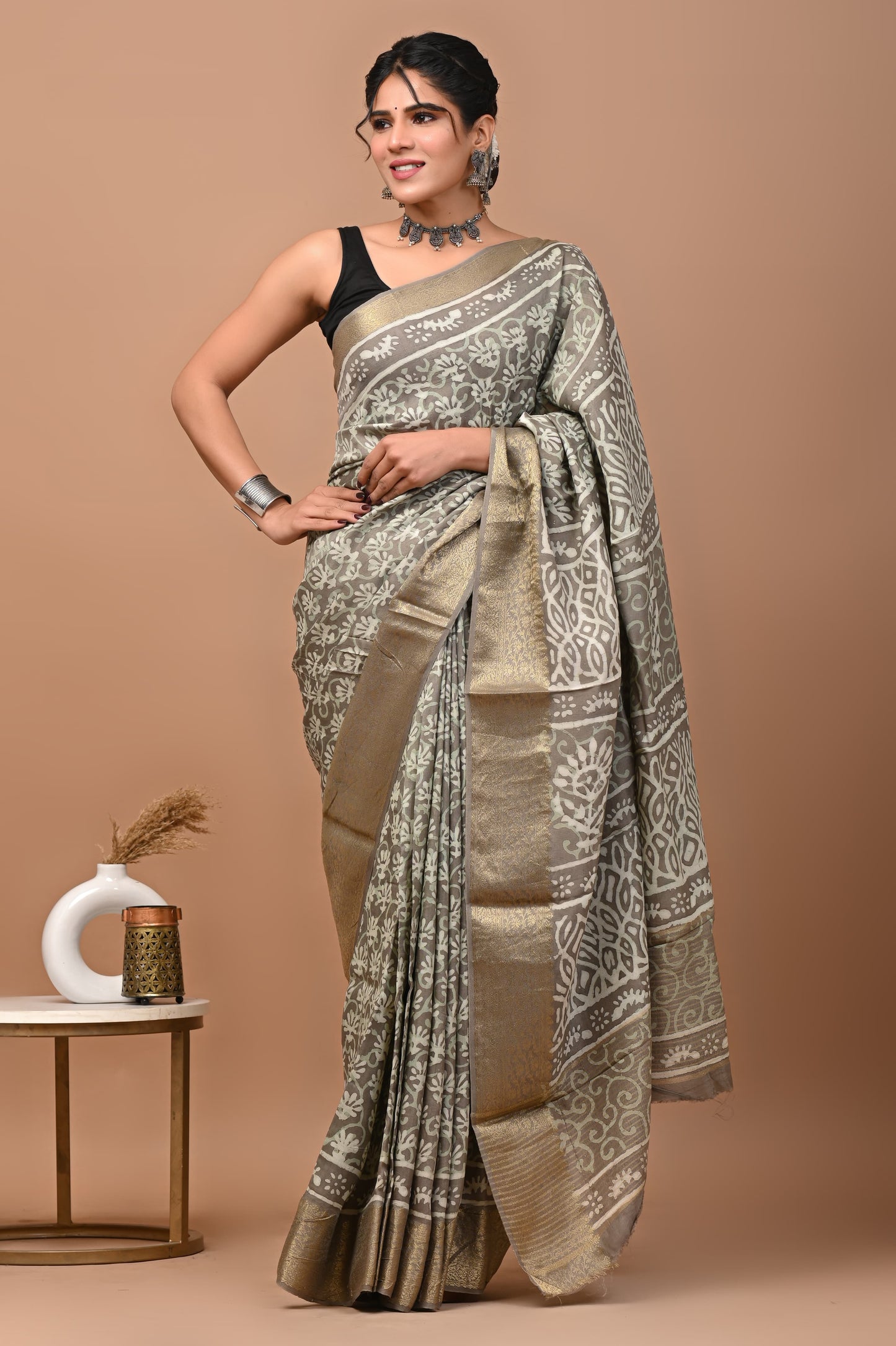 MORGANA GREY SAREE
