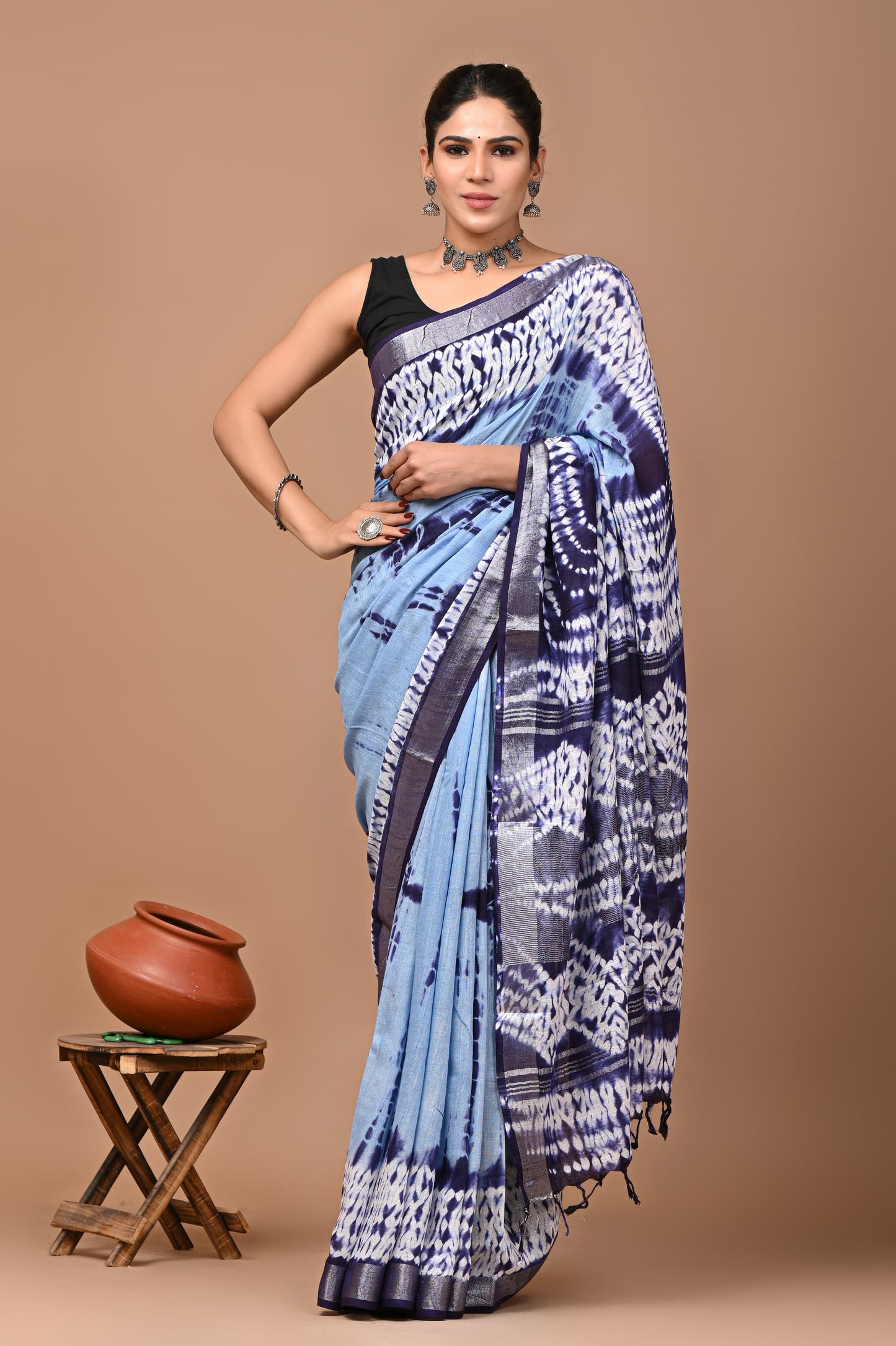 BLUE LAGOON SAREE