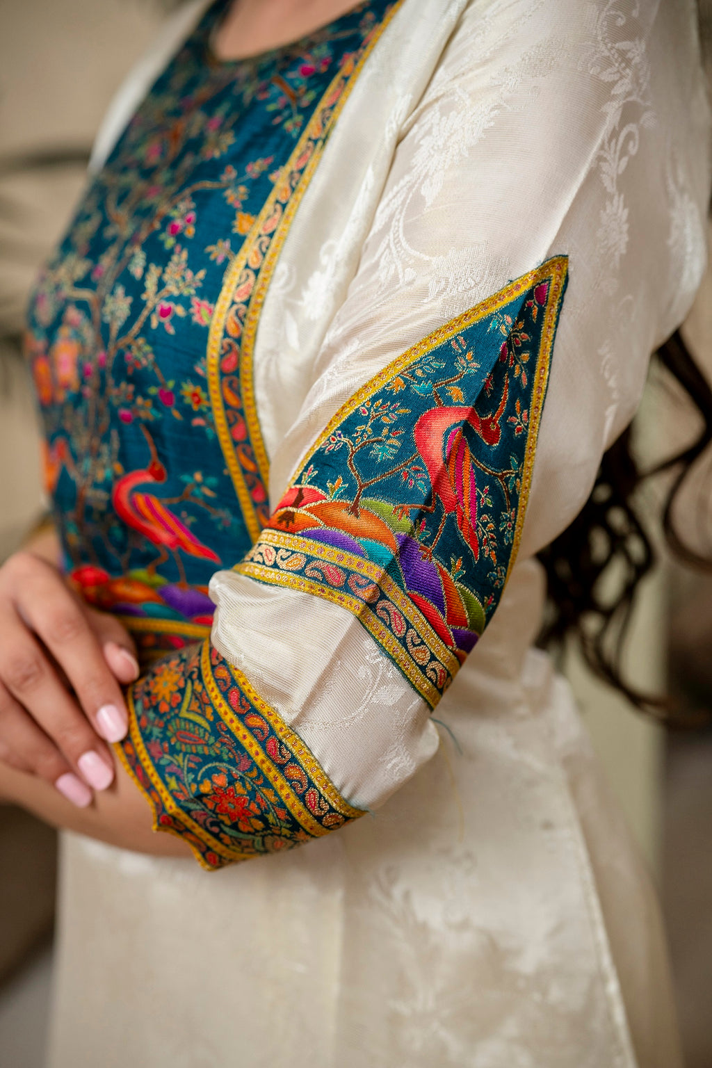 Light Cream Kurta Pant Set