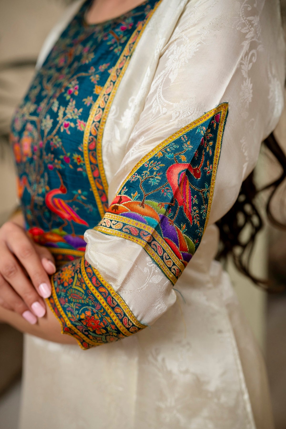 Light Cream Kurta Pant Set