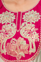 Soft Mint Premium Mul Chanderi Kurta Pant Set